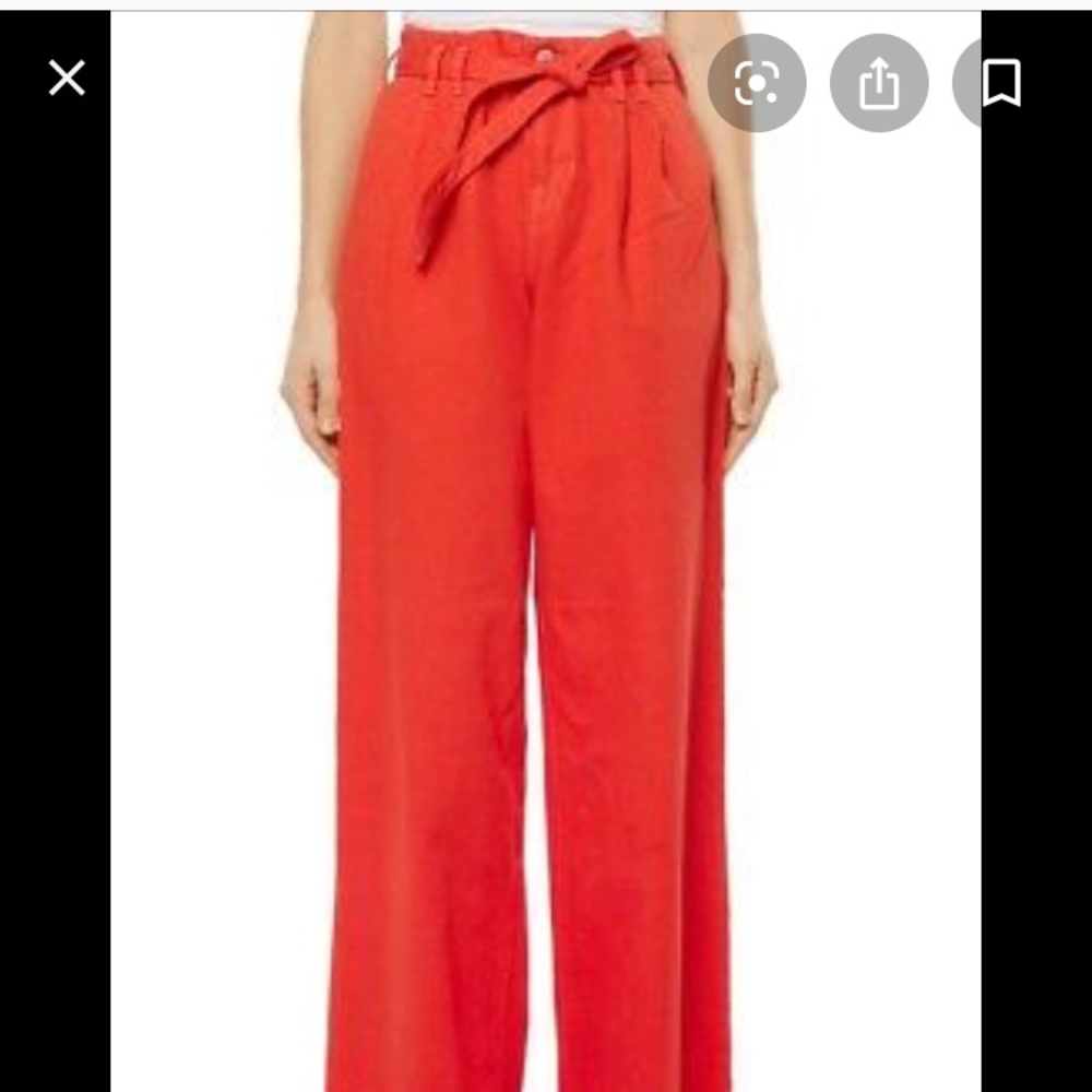 🤩 new! JBrand tie waist, high waist jeans - Picture 2 of 9